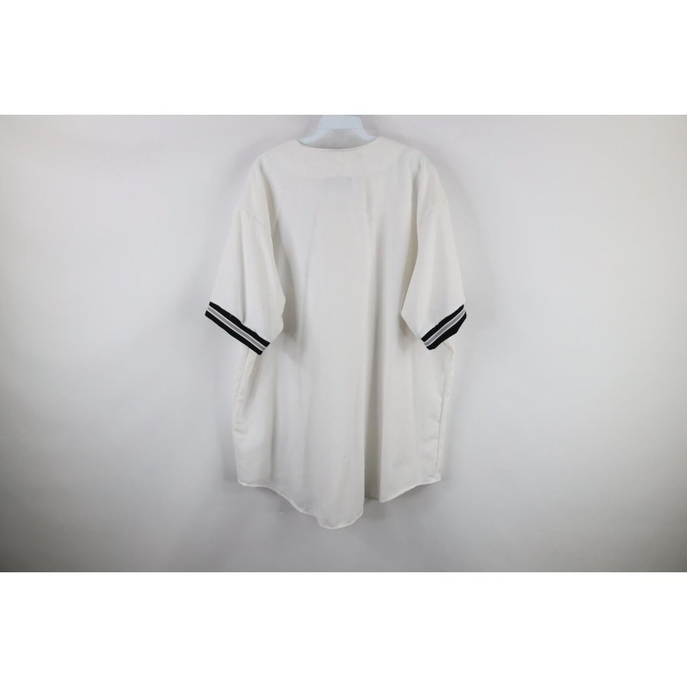 Vintage 90s Majestic Mens 2XL XXL Chicago White Sox Baseball Jersey White USA - Picture 6 of 9